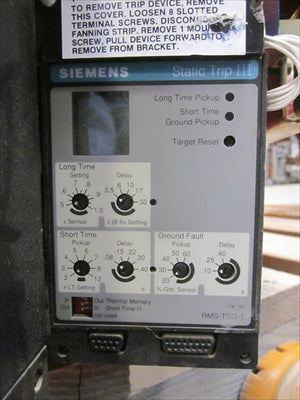 Siemens / ITE RLF-800, Low Voltage Air Breaker Siemens / ITE RLF-800, Low Voltage Air Breaker